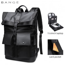 Мужской рюкзак Rolltop Bange (G65) Черный