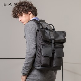 Мужской рюкзак Rolltop Bange (G65) Черный