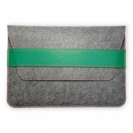 Чохол для ноутбука Universal 10"-14" Empire Leather Craft (VL-005H-14) Зелений
