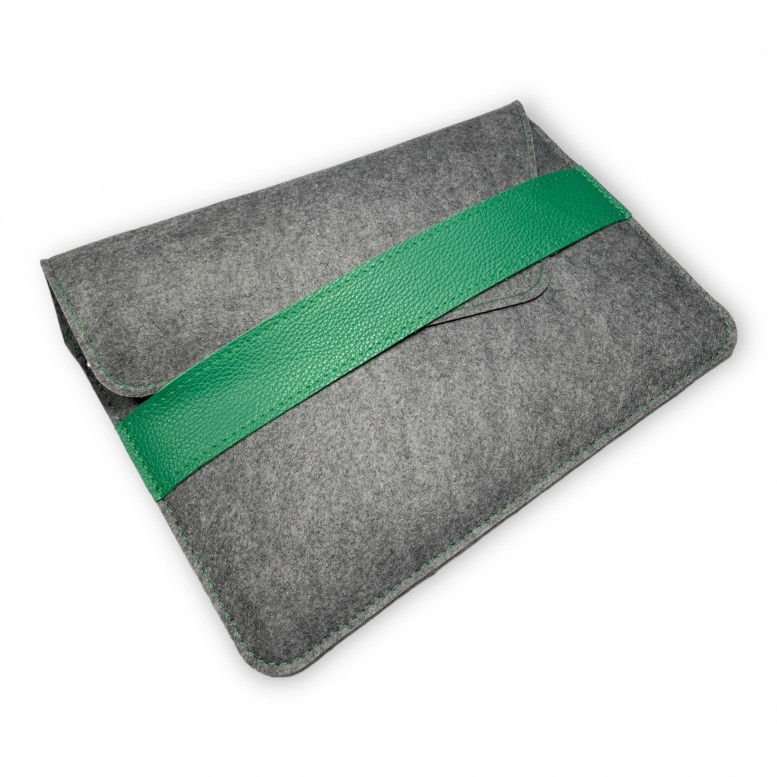 Чохол для ноутбука Universal 10"-14" Empire Leather Craft (VL-0027V-14) Зелений