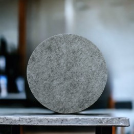 Набір із 8 круглих підставок костерів під чашки кружки 10*10 см Anthracite-0708 сірий