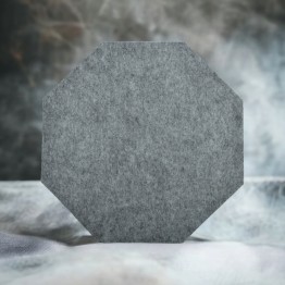 Набір із 2 восьмикутних підставок під гаряче 23*23 см Anthracite-1802 сірий