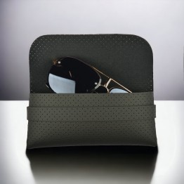 Чохол футляр для окулярів з перфорацією 16,5*7,5 см чорний case-noir-1006