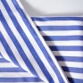 Скатертина в стрічку ZERMATT Санторіні 145 х 120 см Синя (stripes-1725)