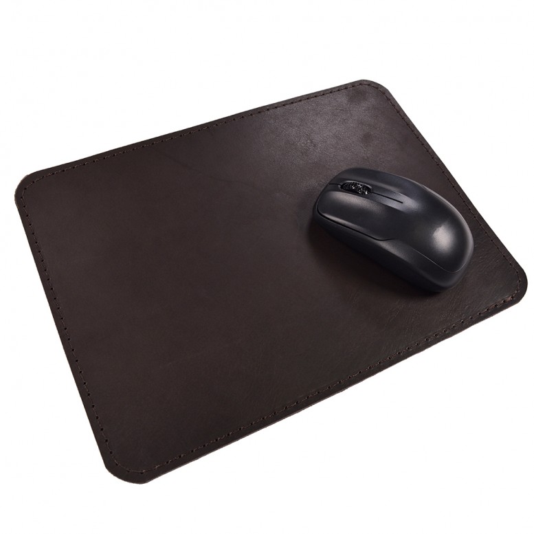 Шкіряний килимок для миші Leather Craft (cover2) Темно-коричневий