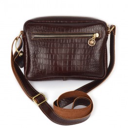 Женская сумка Empire Leather Craft (BS-Crock) Темно-коричневая