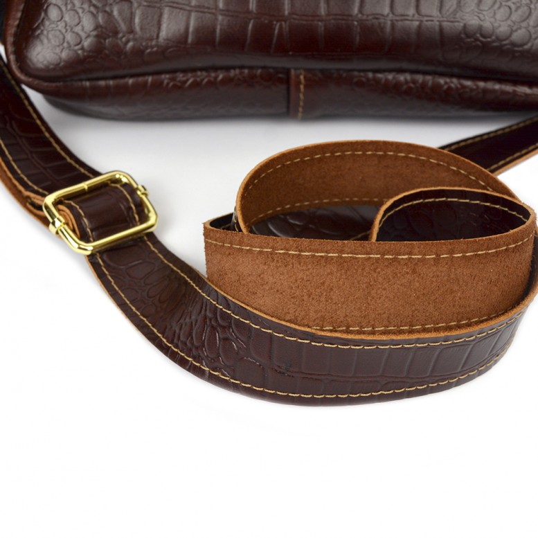 Женская сумка Empire Leather Craft (BS-Crock) Темно-коричневая
